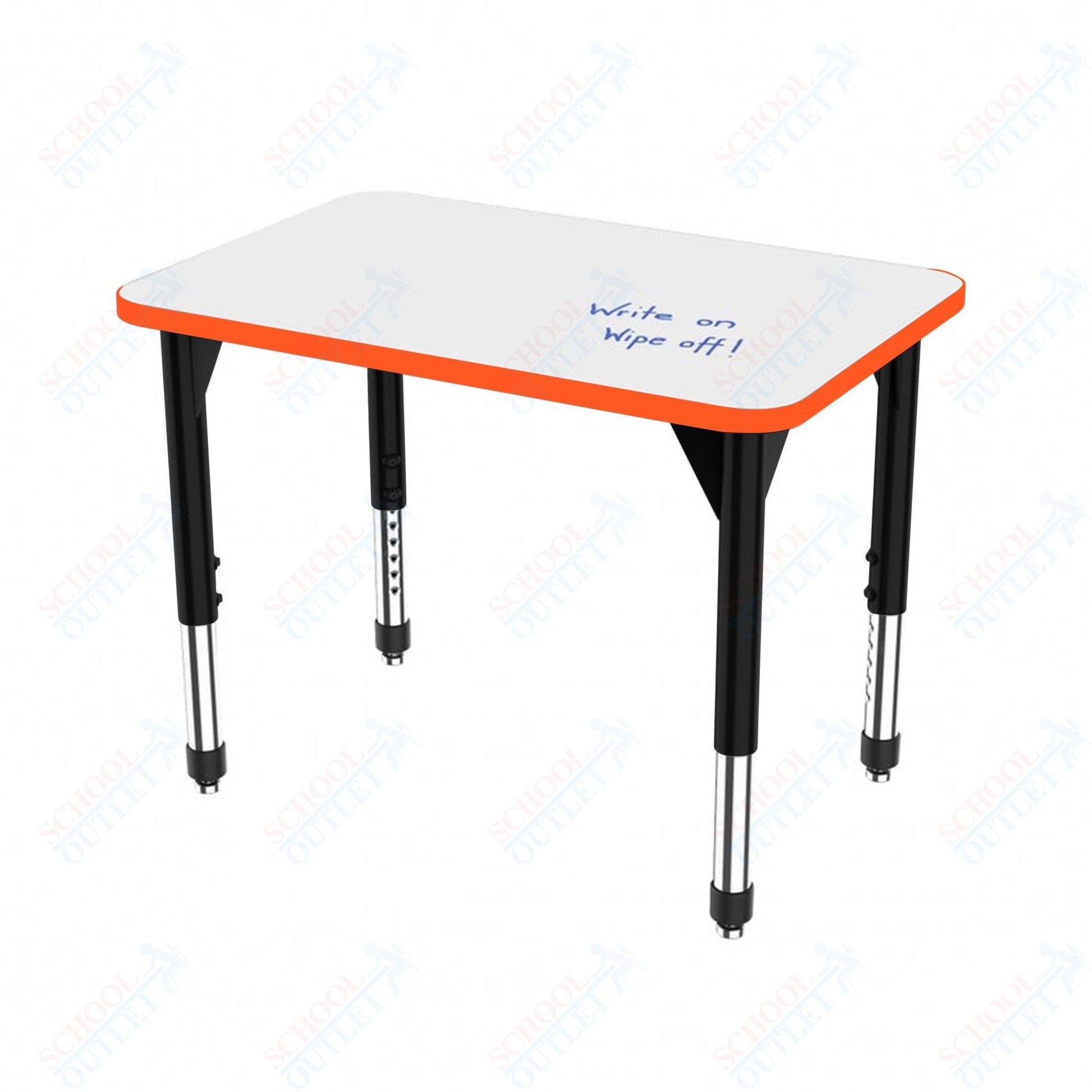 Marco Premier Series Rectangle Standing Desk w/ Dry Erase HPL Top 20" x 36" Adjustable Height 32" - 42" (43 - 2220 - DA) - SchoolOutlet