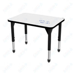 Marco Premier Series Rectangle Collaborative Desk w/ Dry Erase HPL Top 24