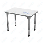 Marco Premier Series Rectangle Collaborative Desk w/ Dry Erase HPL Top 24