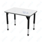 Marco Premier Series Rectangle Collaborative Desk w/ Dry Erase HPL Top 24