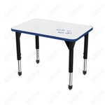 Marco Premier Series Rectangle Collaborative Desk w/ Dry Erase HPL Top 24