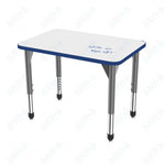 Marco Premier Series Rectangle Collaborative Desk w/ Dry Erase HPL Top 24