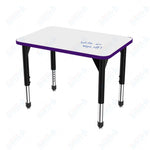 Marco Premier Series Rectangle Collaborative Desk w/ Dry Erase HPL Top 24