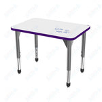 Marco Premier Series Rectangle Collaborative Desk w/ Dry Erase HPL Top 24