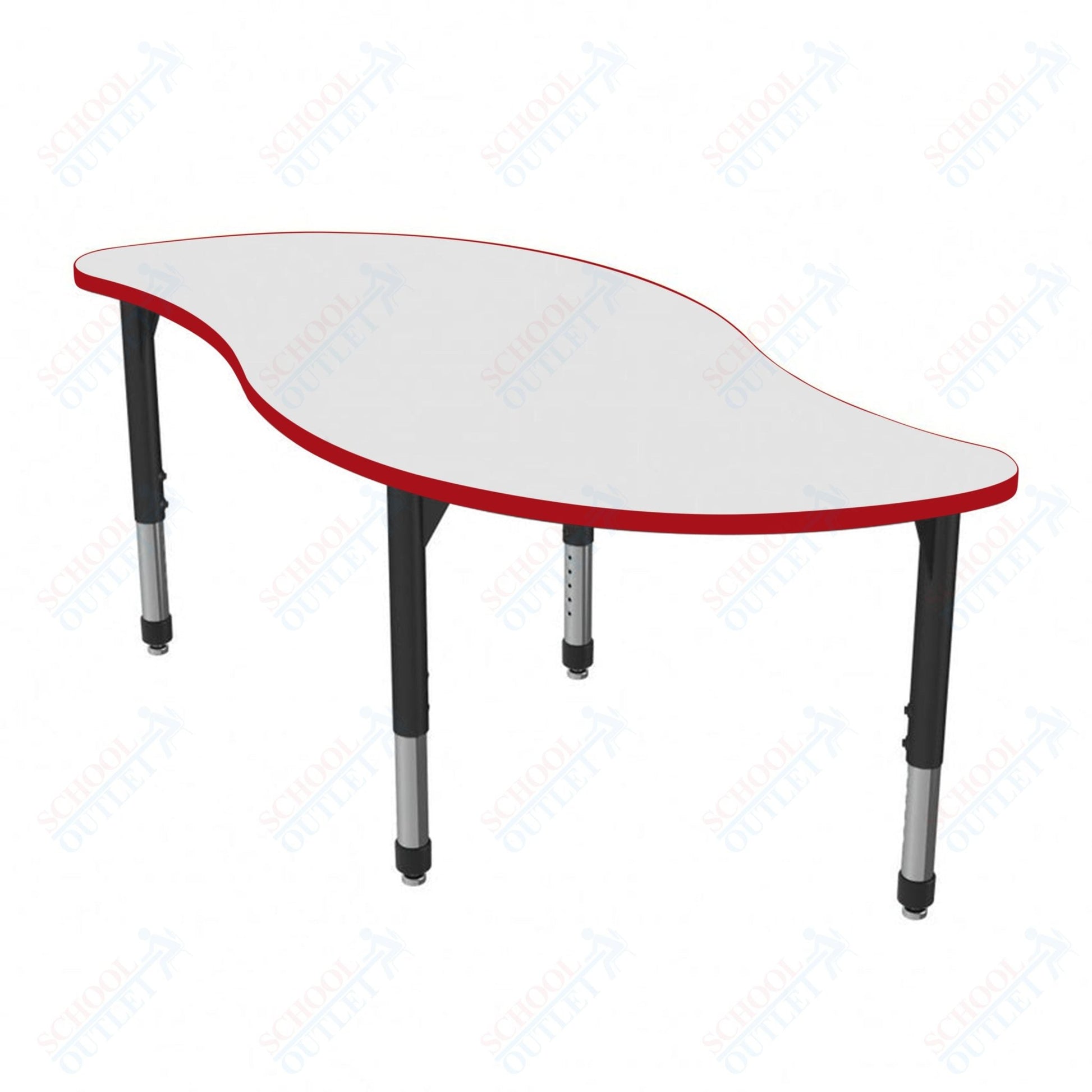 Marco Premier Series Veer Stand - Up Table w/ Dry Erase Top 30" x 60" Adj Height 32" - 42" (43 - 2255 - DA) - SchoolOutlet