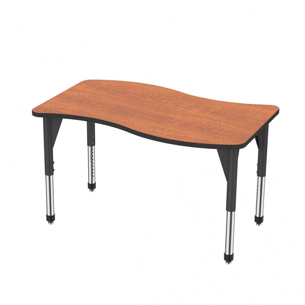 Marco Premier Series Wave Stand - Up Table 30" x 60" Adjustable Height 32" - 42" (43 - 2259 - MA) - SchoolOutlet