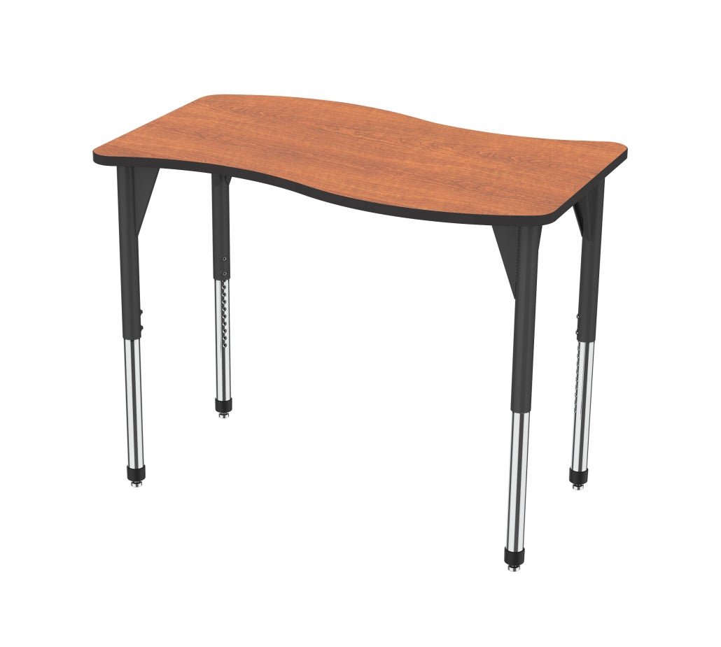 Marco Premier Series Wave Stand - Up Table 30" x 60" Adjustable Height 32" - 42" (43 - 2259 - MA) - SchoolOutlet