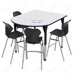 Marco Premier Series Multimedia Standing Table w/ Dry Erase Top 48