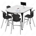 Marco Premier Series Multimedia Standing Table Dry Erase Top 48