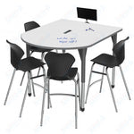 Marco Premier Series Multimedia Standing Table Dry Erase Top 48