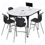 Marco Premier Series Multimedia Standing Table Dry Erase Top 48