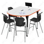 Marco Premier Series Multimedia Standing Table Dry Erase Top 48