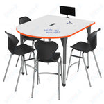 Marco Premier Series Multimedia Standing Table Dry Erase Top 48