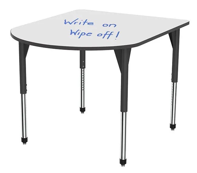 Marco Premier Series Multimedia Standing Table w/ Dry Erase Top 60" x 72" Adj Height 32"-42" (43-2261-DA) - SchoolOutlet