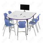 Marco Premier Series Multimedia Standing Table Dry Erase Top 60