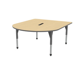 Marco Premier Series Multimedia Table 60" x 72" Adjustable Height 21"-31" (43-2261-MB)