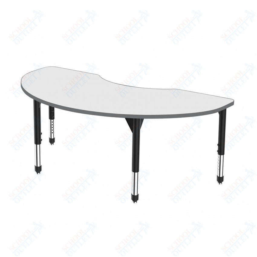 Marco Premier Series Kidney Stand - Up Table w/ Dry Erase Top 36" x 72" Adj Height 32" - 42" (43 - 2267 - DA) - SchoolOutlet