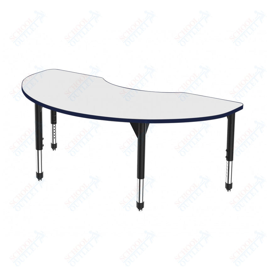 Marco Premier Series Kidney Stand - Up Table w/ Dry Erase Top 36" x 72" Adj Height 32" - 42" (43 - 2267 - DA) - SchoolOutlet