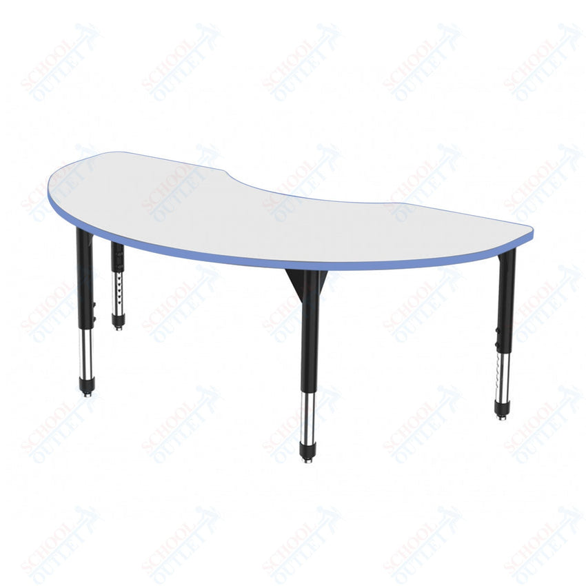 Marco Premier Series Kidney Stand - Up Table w/ Dry Erase Top 36" x 72" Adj Height 32" - 42" (43 - 2267 - DA) - SchoolOutlet