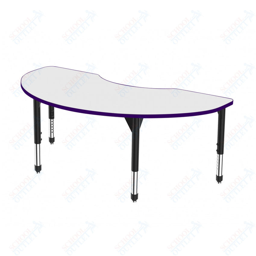 Marco Premier Series Kidney Stand - Up Table w/ Dry Erase Top 36" x 72" Adj Height 32" - 42" (43 - 2267 - DA) - SchoolOutlet