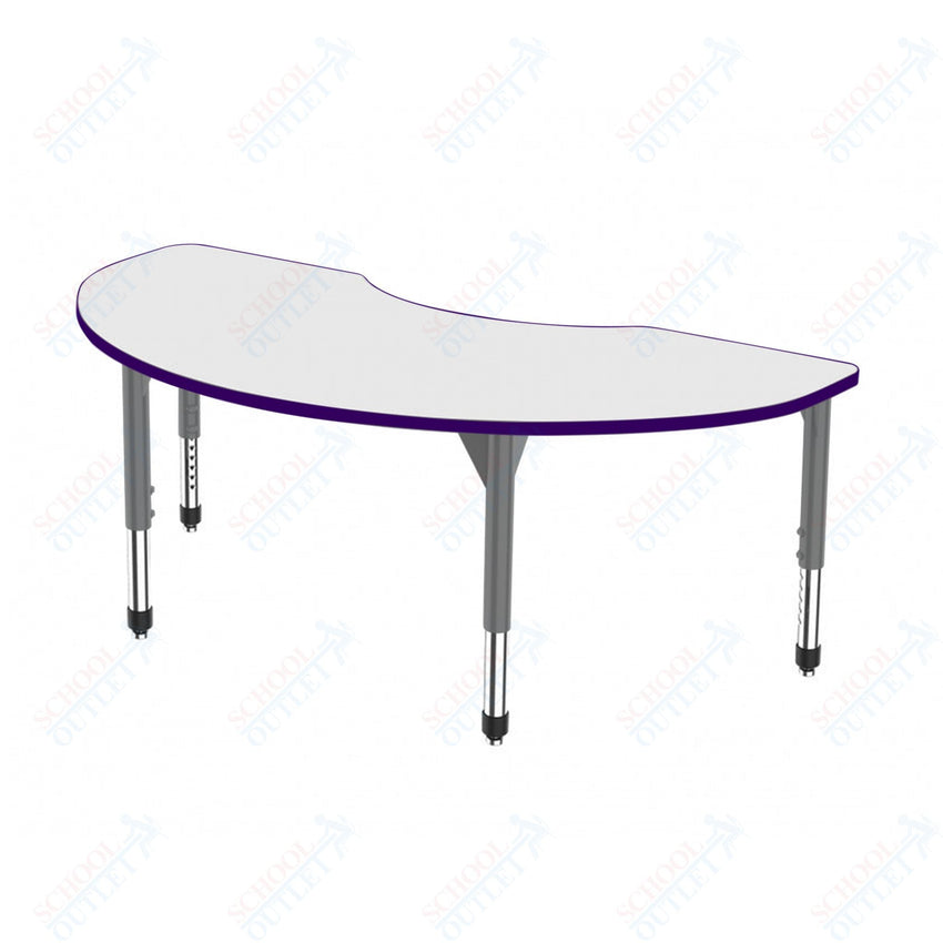 Marco Premier Series Kidney Stand - Up Table w/ Dry Erase Top 36" x 72" Adj Height 32" - 42" (43 - 2267 - DA) - SchoolOutlet