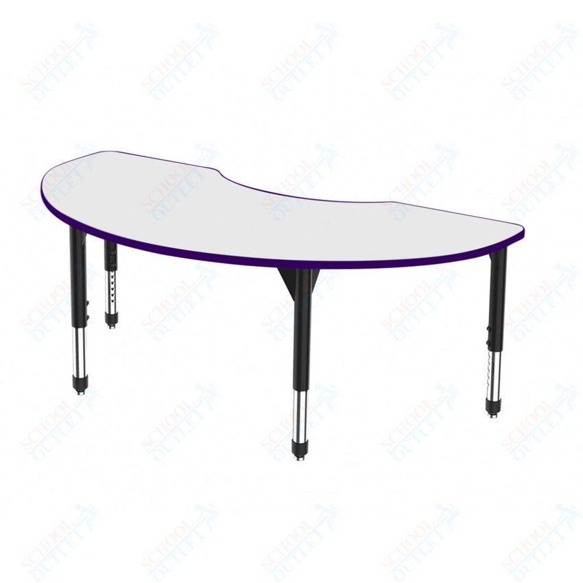 Marco Premier Series Kidney Activity Table w/ Dry Erase Top 36" x 72" Adj Height 21" - 31" (43 - 2267 - DB) - SchoolOutlet