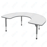 Marco Premier Series Horseshoe Stand - Up Table w/ Dry Erase Top 60