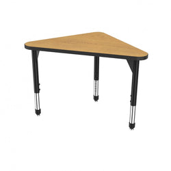 Marco Premier Series Triangle Collaborative Desk 23" x 40" Adjustable Height 21"-31" (43-2272-MB)