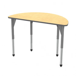 Marco Premier Series 60" Half Round Stand-Up Table Adjustable Height 32"-42" (43-2278-MA)