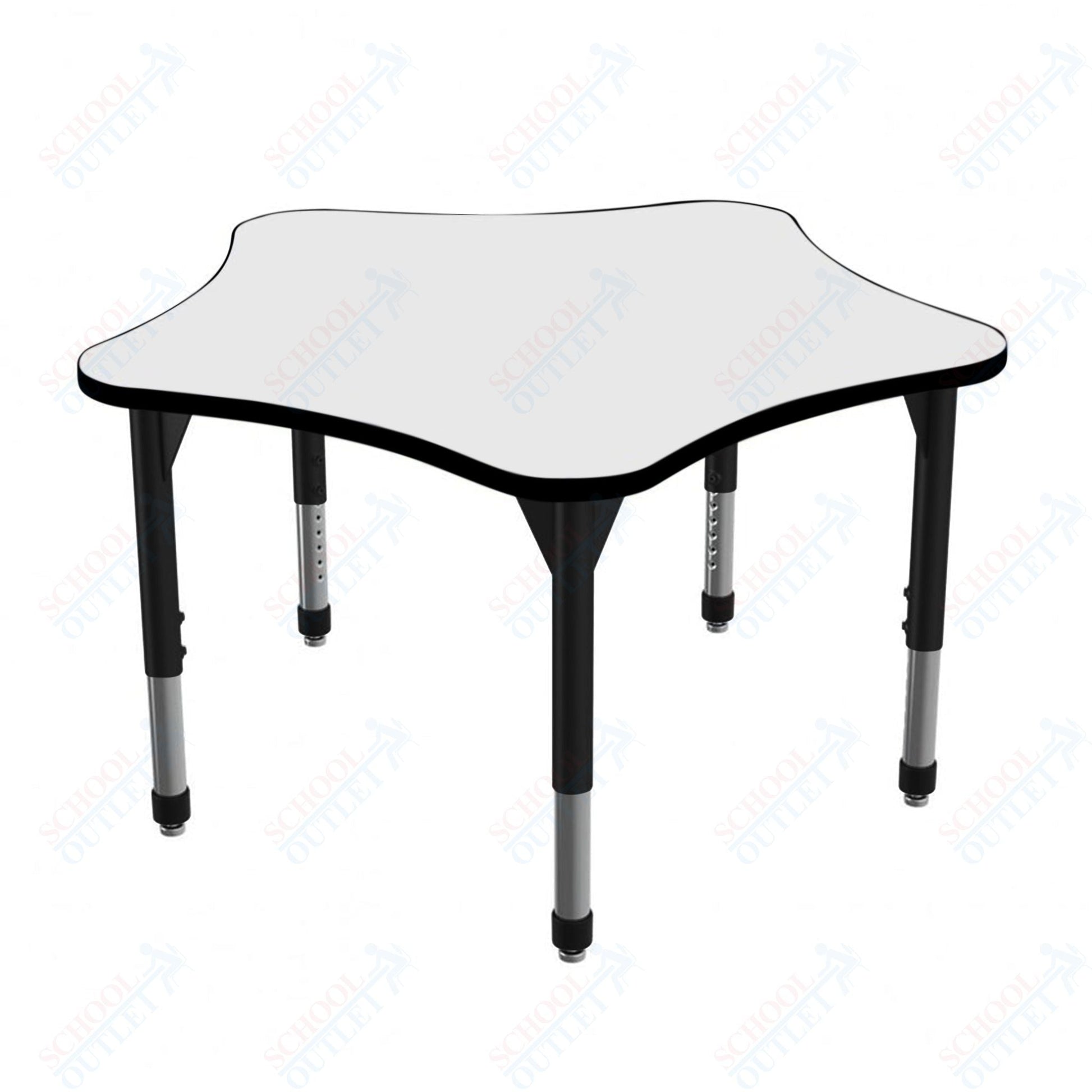 Marco Premier Series 48" 5 - Star Stand - Up Table w/ Dry Erase Top Adj Height 32" - 42" (43 - 2280 - DA) - SchoolOutlet