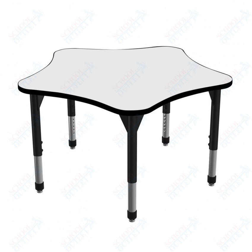 Marco Premier Series 48" 5 - Star Stand - Up Table w/ Dry Erase Top Adj Height 32" - 42" (43 - 2280 - DA) - SchoolOutlet