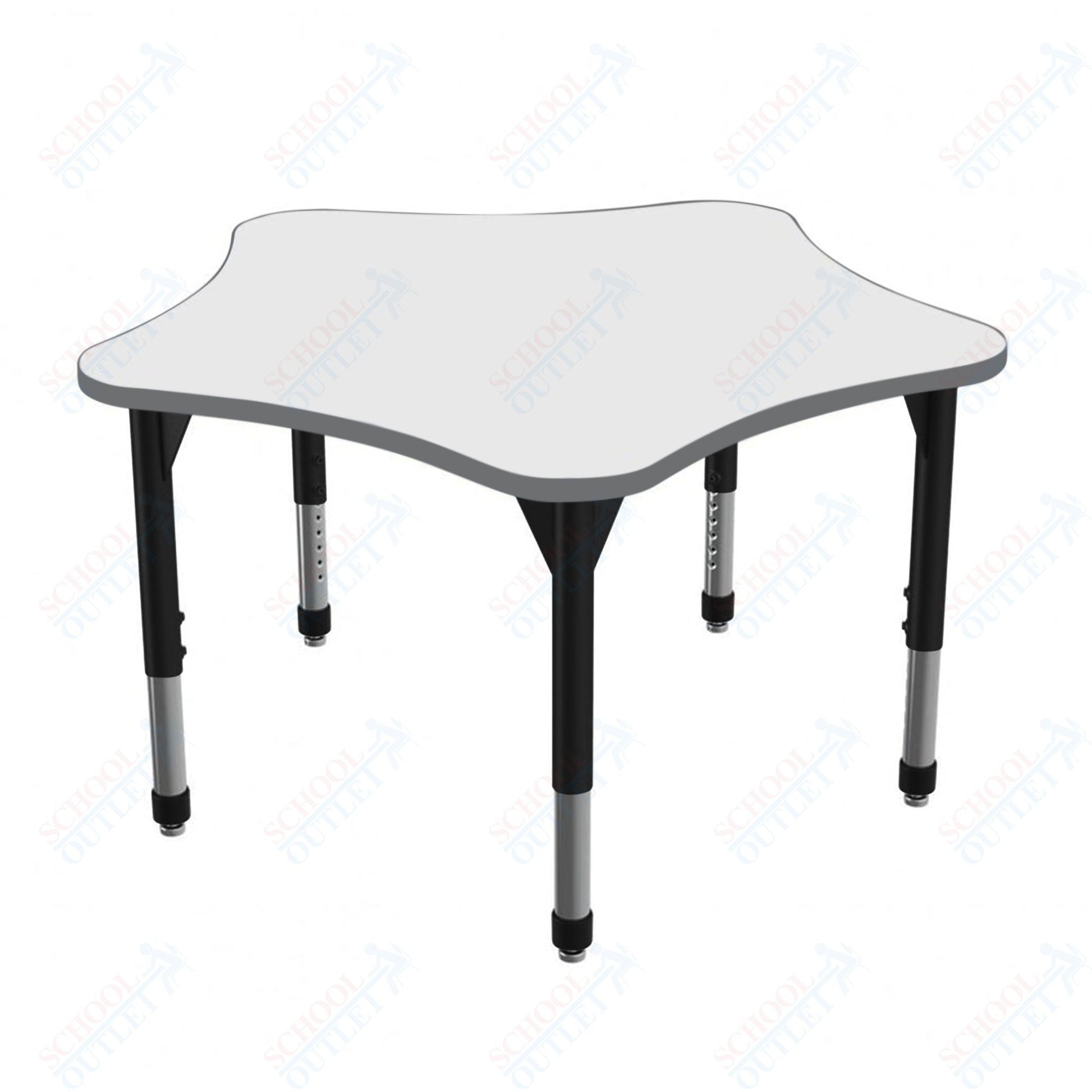 Marco Premier Series 48" 5 - Star Stand - Up Table w/ Dry Erase Top Adj Height 32" - 42" (43 - 2280 - DA) - SchoolOutlet