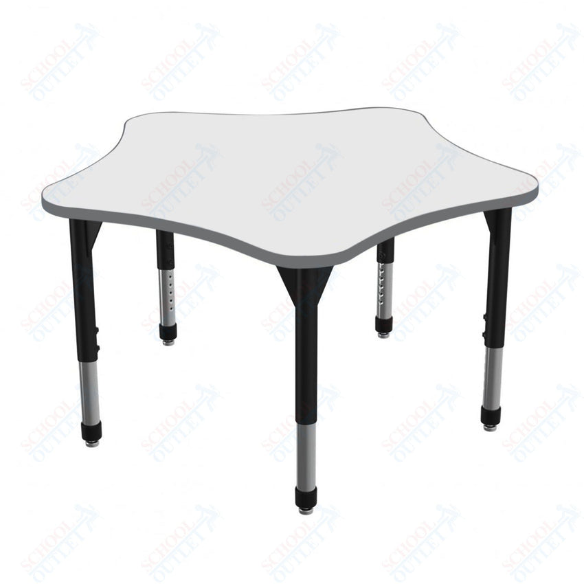 Marco Premier Series 48" 5 - Star Stand - Up Table w/ Dry Erase Top Adj Height 32" - 42" (43 - 2280 - DA) - SchoolOutlet