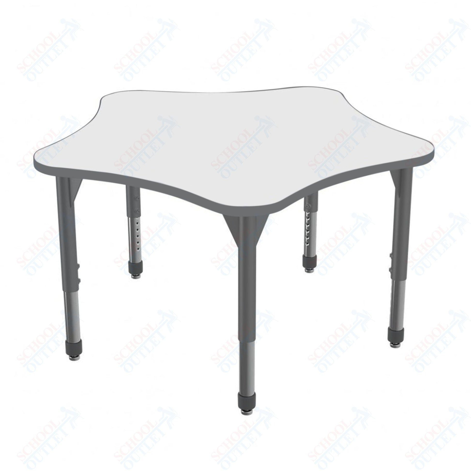 Marco Premier Series 48" 5 - Star Stand - Up Table w/ Dry Erase Top Adj Height 32" - 42" (43 - 2280 - DA) - SchoolOutlet