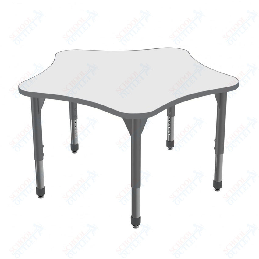 Marco Premier Series 48" 5 - Star Stand - Up Table w/ Dry Erase Top Adj Height 32" - 42" (43 - 2280 - DA) - SchoolOutlet