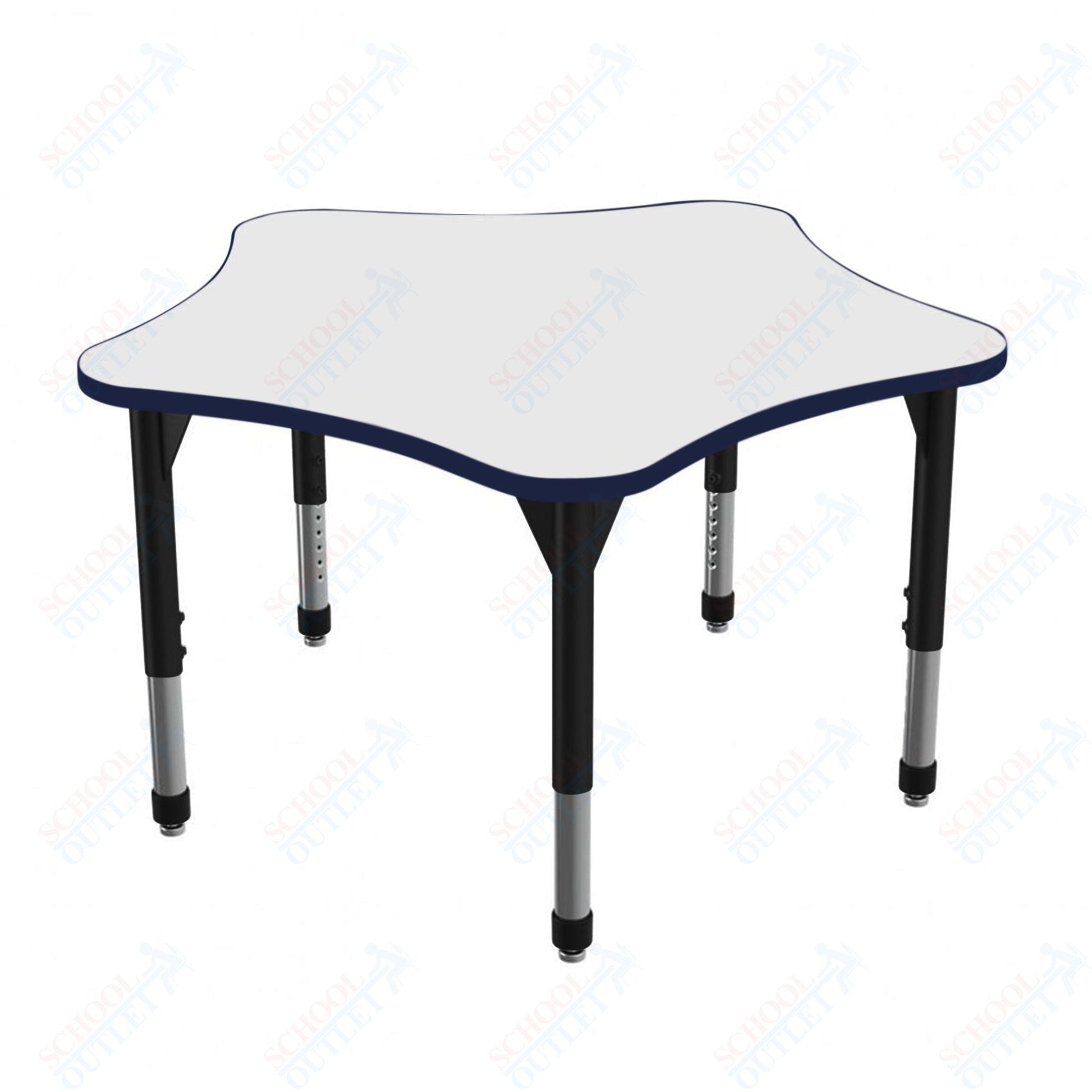 Marco Premier Series 48" 5 - Star Stand - Up Table w/ Dry Erase Top Adj Height 32" - 42" (43 - 2280 - DA) - SchoolOutlet