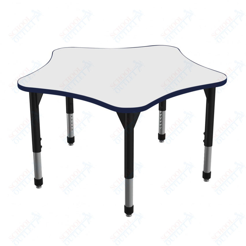 Marco Premier Series 48" 5 - Star Stand - Up Table w/ Dry Erase Top Adj Height 32" - 42" (43 - 2280 - DA) - SchoolOutlet