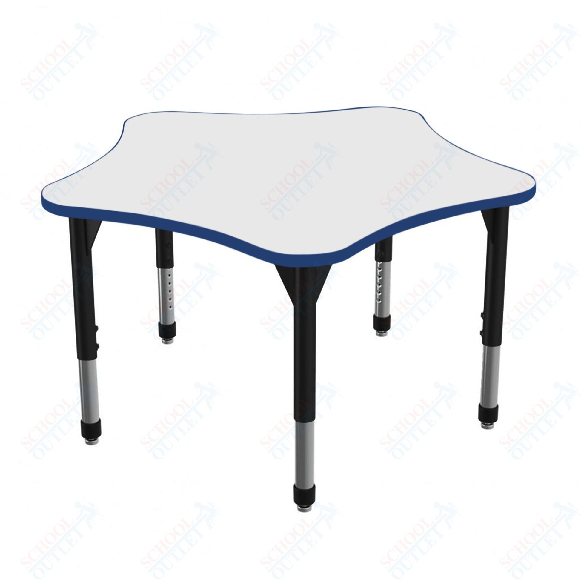 Marco Premier Series 48" 5 - Star Stand - Up Table w/ Dry Erase Top Adj Height 32" - 42" (43 - 2280 - DA) - SchoolOutlet