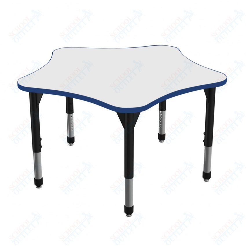 Marco Premier Series 48" 5 - Star Stand - Up Table w/ Dry Erase Top Adj Height 32" - 42" (43 - 2280 - DA) - SchoolOutlet