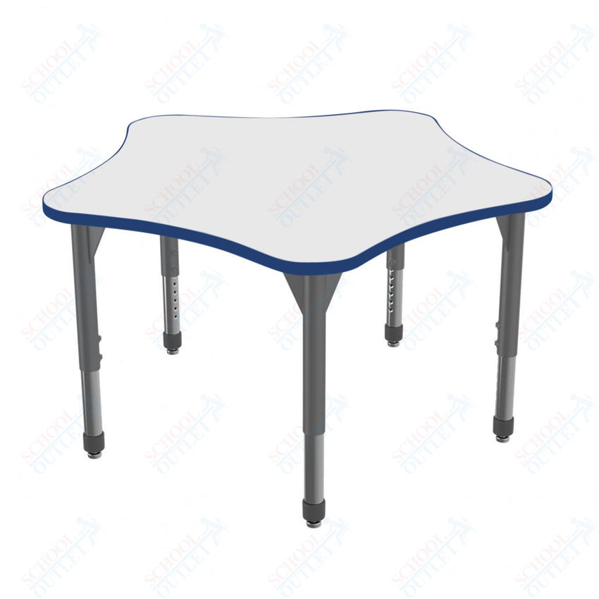 Marco Premier Series 48" 5 - Star Stand - Up Table w/ Dry Erase Top Adj Height 32" - 42" (43 - 2280 - DA) - SchoolOutlet