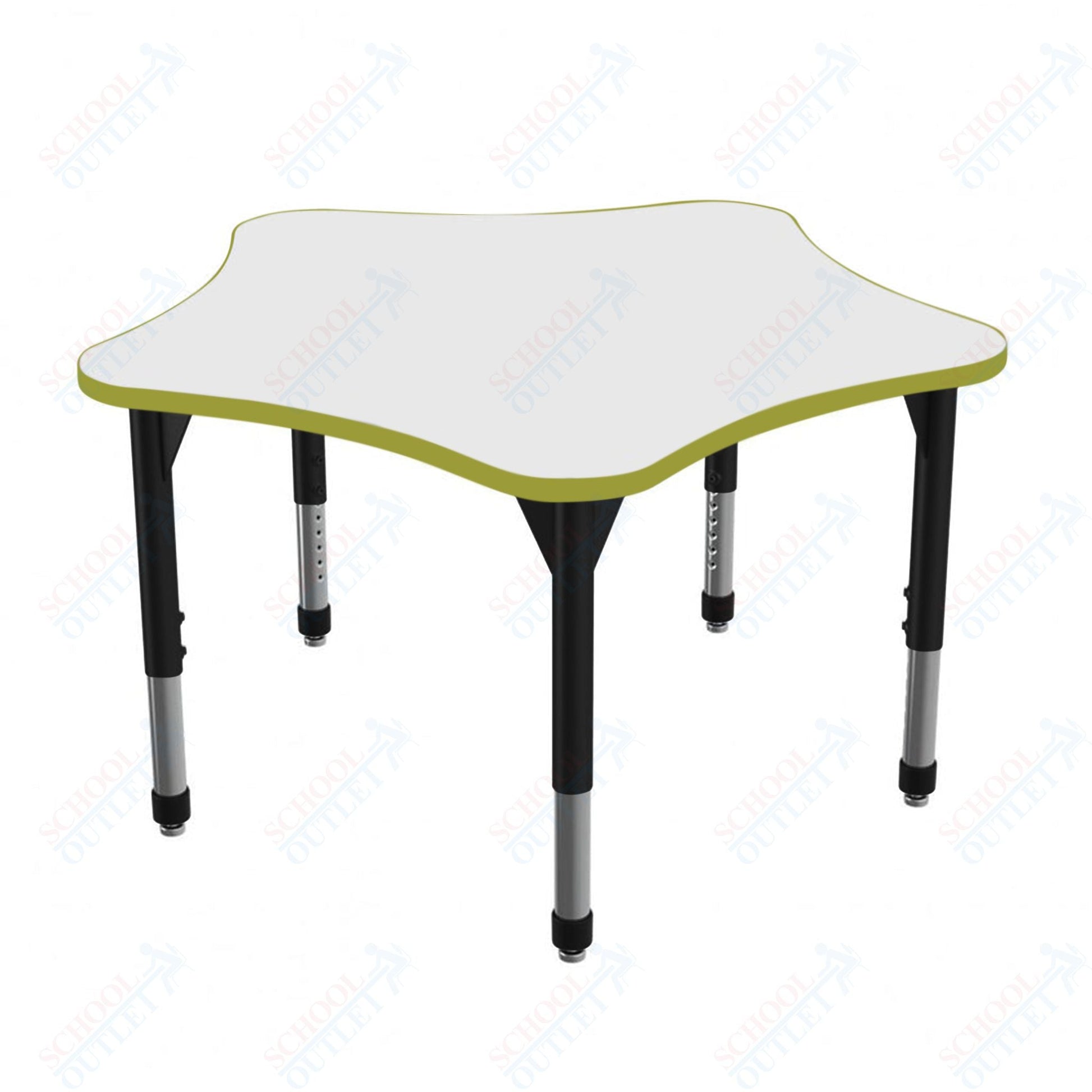 Marco Premier Series 48" 5 - Star Stand - Up Table w/ Dry Erase Top Adj Height 32" - 42" (43 - 2280 - DA) - SchoolOutlet