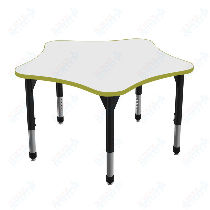 Marco Premier Series 48" 5 - Star Stand - Up Table w/ Dry Erase Top Adj Height 32" - 42" (43 - 2280 - DA) - SchoolOutlet