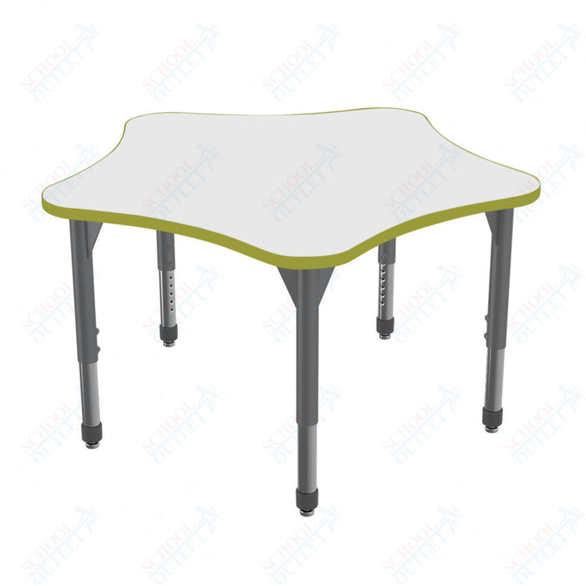 Marco Premier Series 48" 5 - Star Stand - Up Table w/ Dry Erase Top Adj Height 32" - 42" (43 - 2280 - DA) - SchoolOutlet