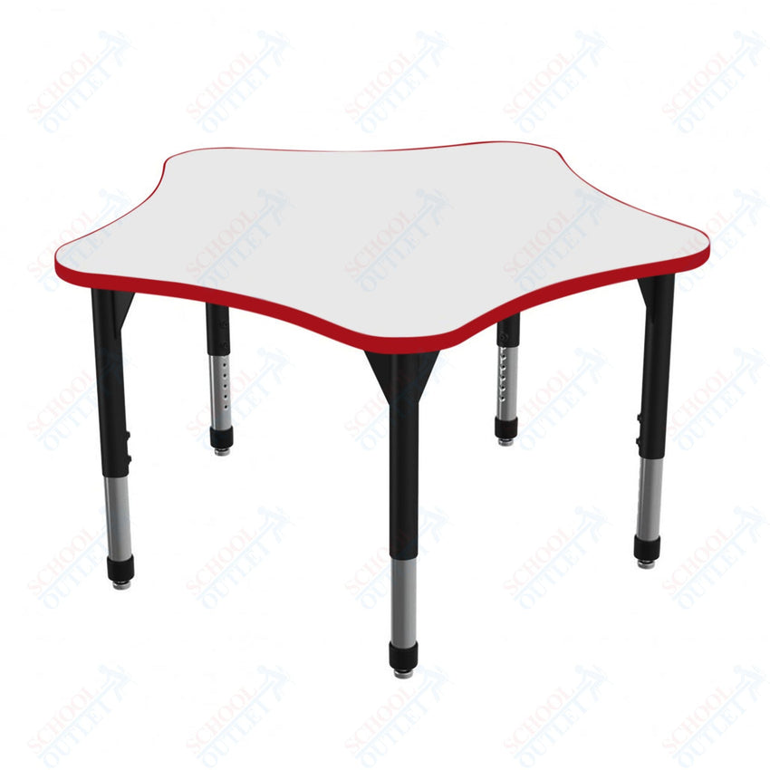 Marco Premier Series 48" 5 - Star Stand - Up Table w/ Dry Erase Top Adj Height 32" - 42" (43 - 2280 - DA) - SchoolOutlet