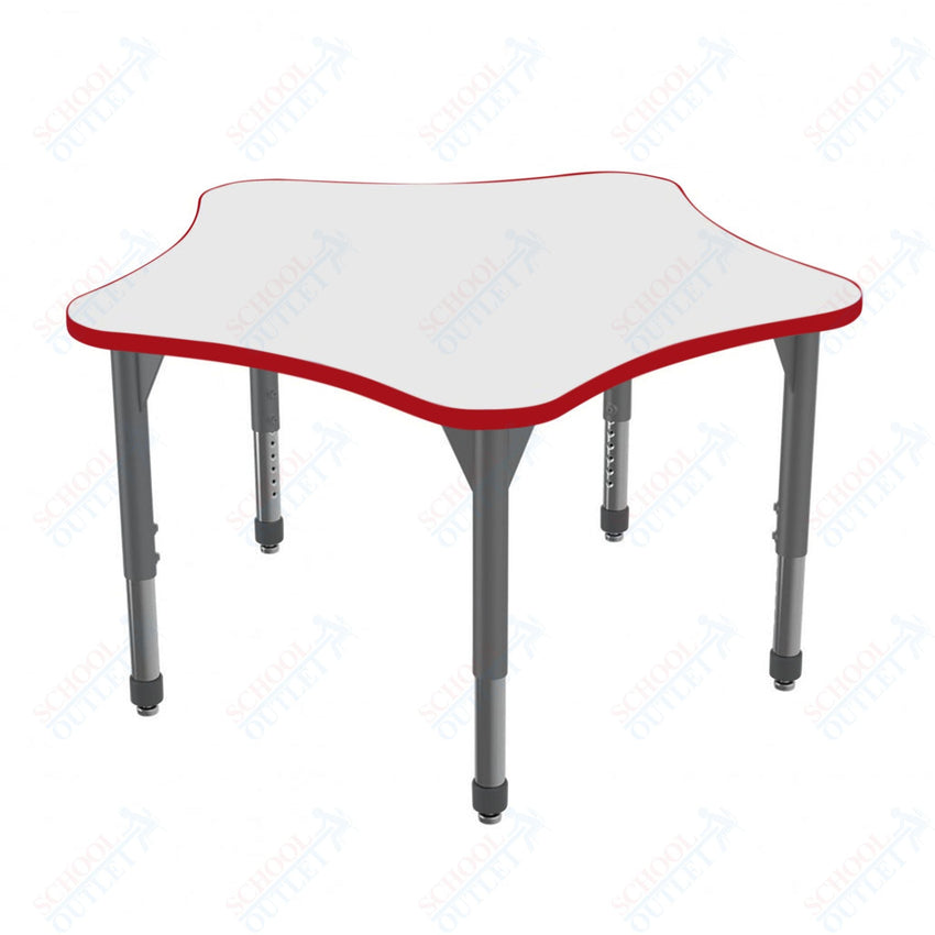 Marco Premier Series 48" 5 - Star Stand - Up Table w/ Dry Erase Top Adj Height 32" - 42" (43 - 2280 - DA) - SchoolOutlet