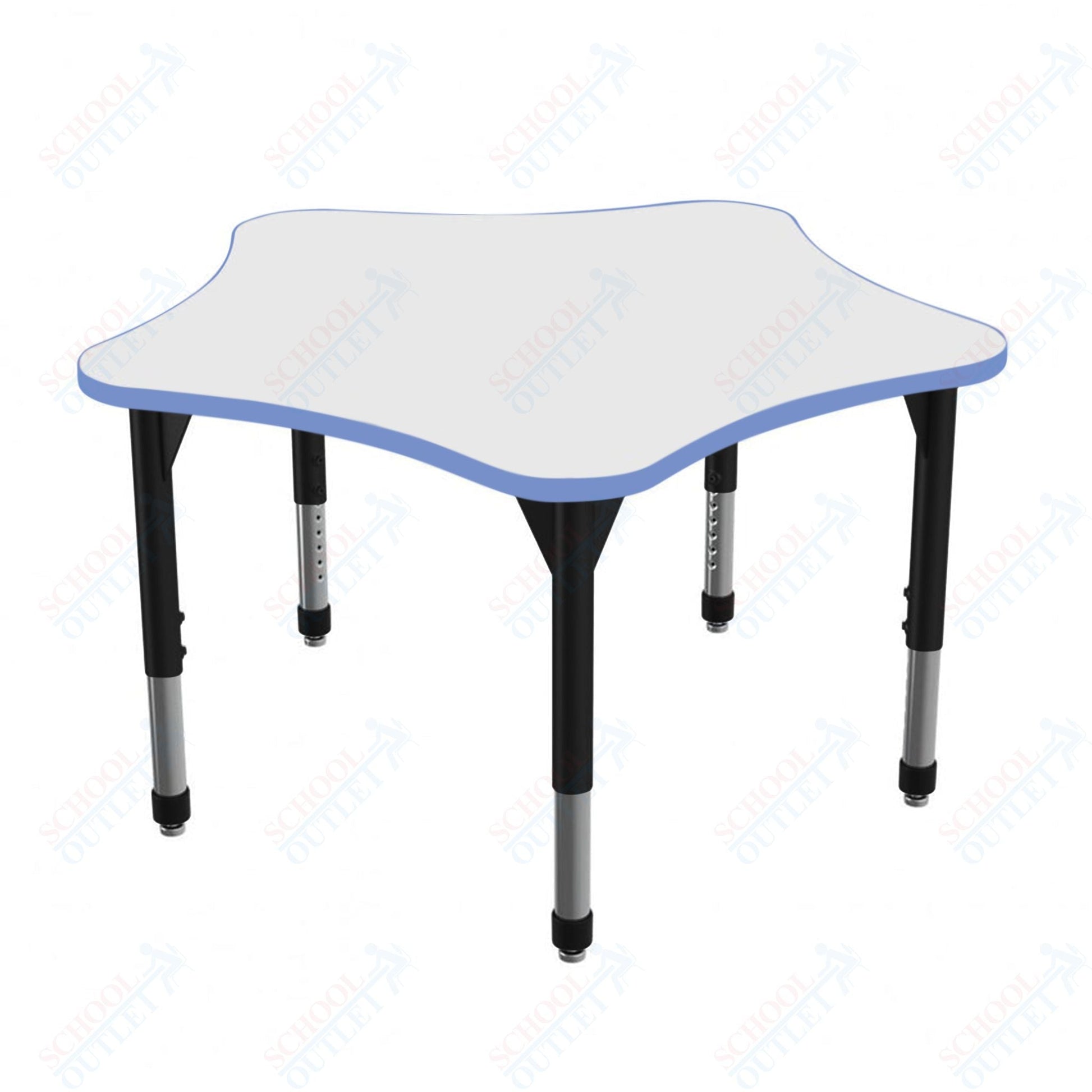 Marco Premier Series 48" 5 - Star Stand - Up Table w/ Dry Erase Top Adj Height 32" - 42" (43 - 2280 - DA) - SchoolOutlet