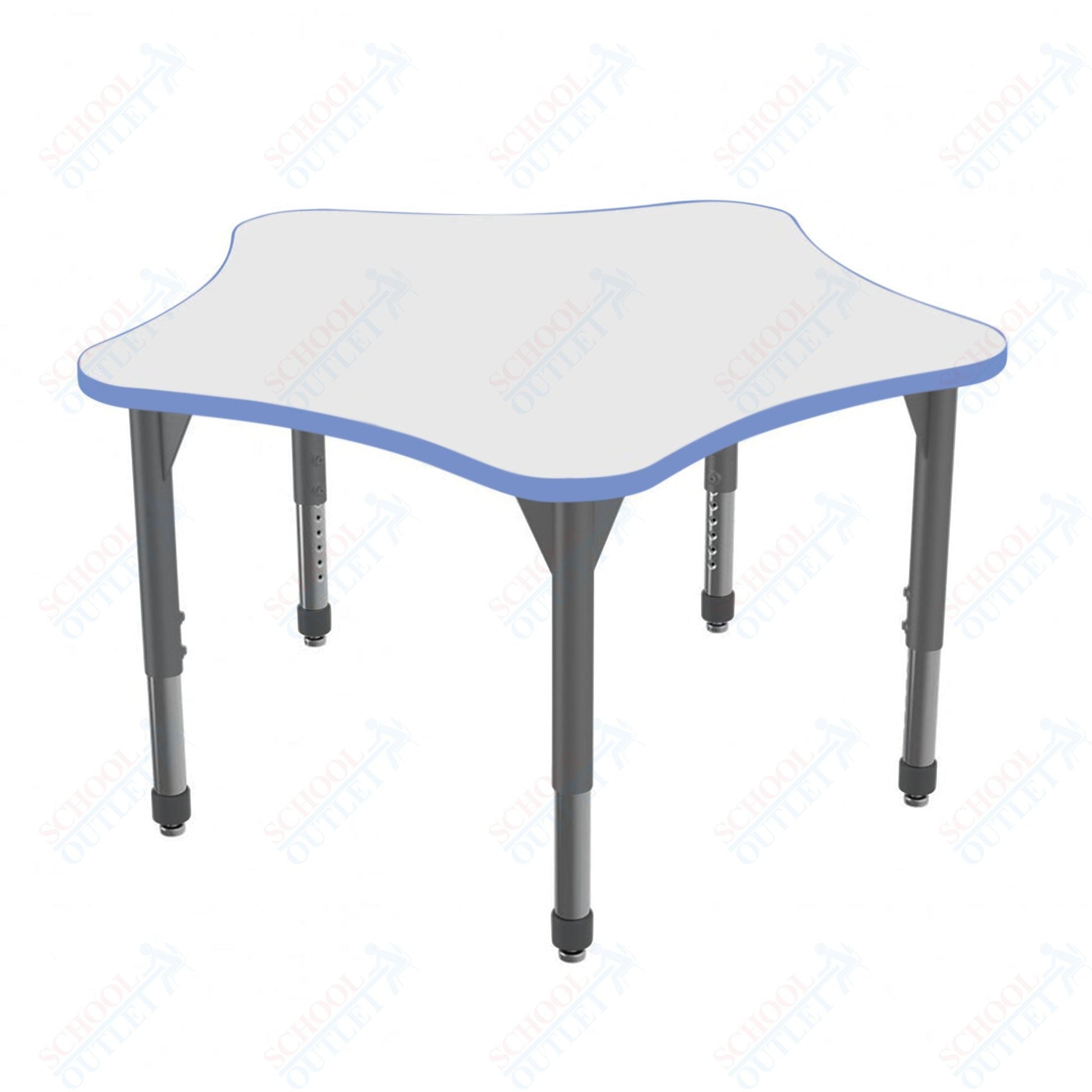 Marco Premier Series 48" 5 - Star Stand - Up Table w/ Dry Erase Top Adj Height 32" - 42" (43 - 2280 - DA) - SchoolOutlet