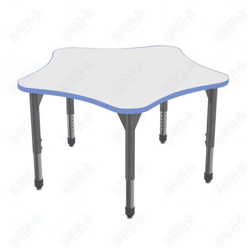 Marco Premier Series 48" 5 - Star Stand - Up Table w/ Dry Erase Top Adj Height 32" - 42" (43 - 2280 - DA) - SchoolOutlet