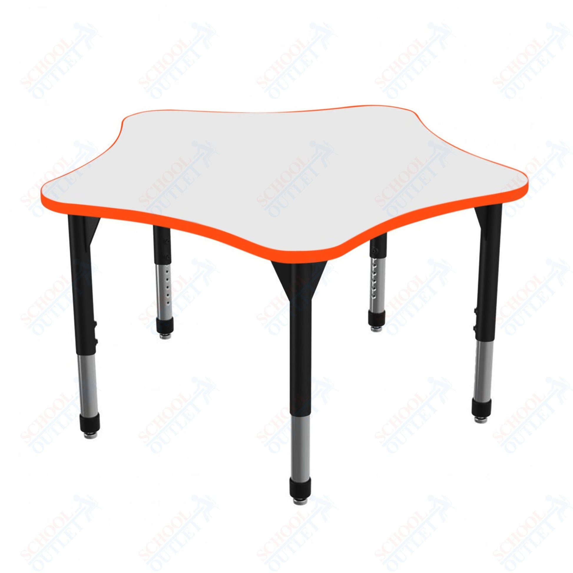 Marco Premier Series 48" 5 - Star Stand - Up Table w/ Dry Erase Top Adj Height 32" - 42" (43 - 2280 - DA) - SchoolOutlet