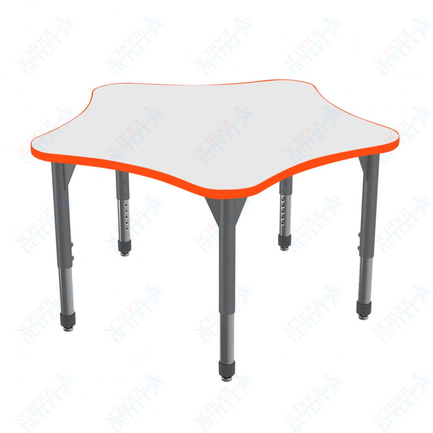 Marco Premier Series 48" 5 - Star Stand - Up Table w/ Dry Erase Top Adj Height 32" - 42" (43 - 2280 - DA) - SchoolOutlet